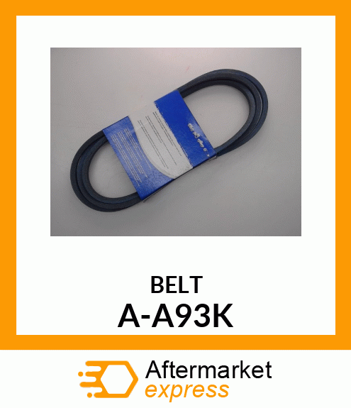 V-Belt - A-SECTION KEVLAR (BLUE) A-A93K