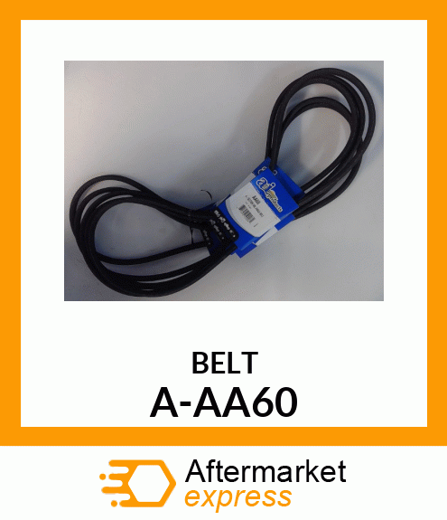 V-Belt - A-SECTION DBL ANGLE BELT A-AA60