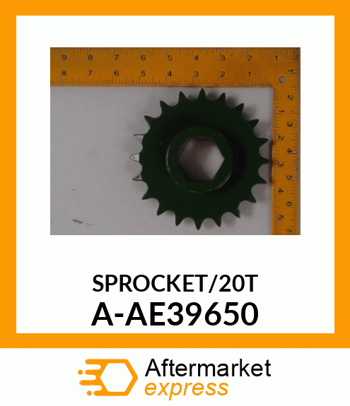 Drive Sprocket - SPROCKET; STARTER ROLL DRIVE, 20 TO A-AE39650