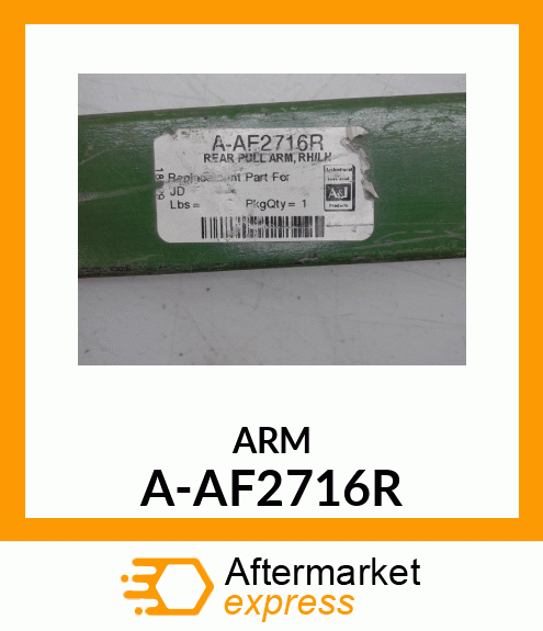 Bar - REAR PULL ARM, RH/LH A-AF2716R