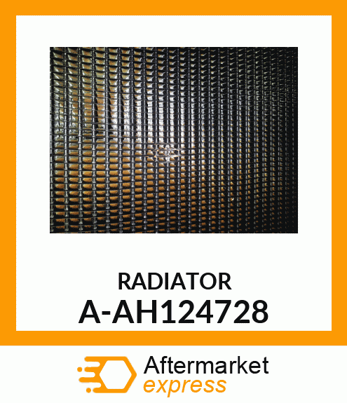 Radiator - RADIATOR A-AH124728