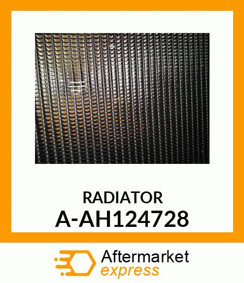 Radiator - RADIATOR A-AH124728