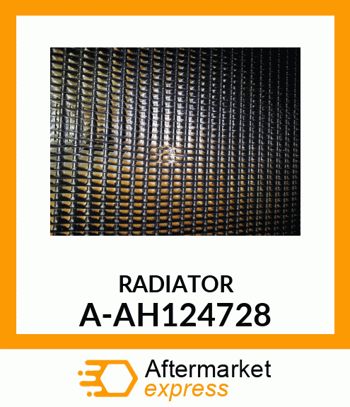 Radiator - RADIATOR A-AH124728