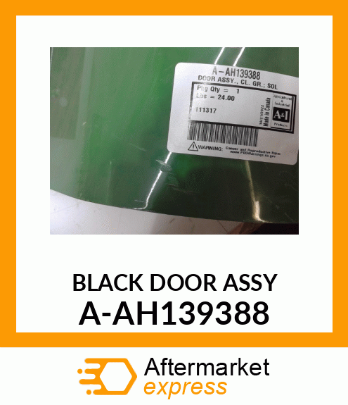 Door - DOOR ASSY., CL. GR.; SOL A-AH139388