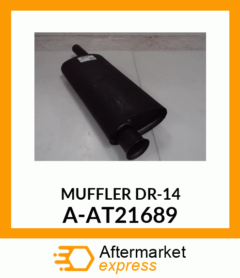 Muffler - MUFFLER A-AT21689