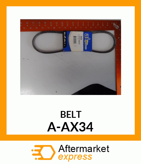 V-Belt - A-SECTION COGGED BELT A-AX34