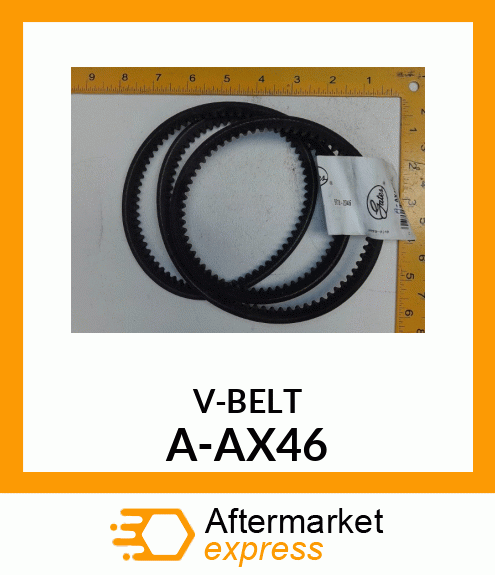 V-Belt - A-SECTION COGGED BELT A-AX46