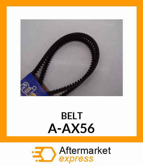 V-Belt - A-SECTION COGGED BELT A-AX56