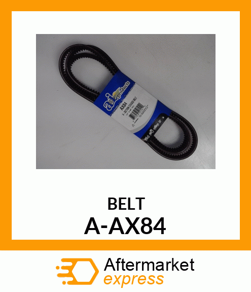 V-Belt - A-SECTION COGGED BELT A-AX84