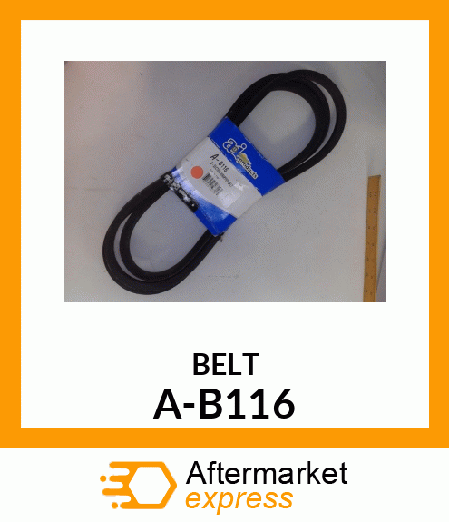 V-Belt - B-SECTION WRAPPED BELT A-B116