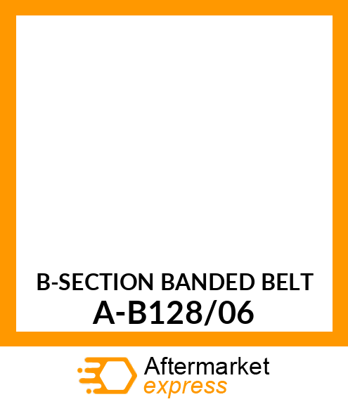 V-Belt - B-SECTION BANDED BELT A-B128/06