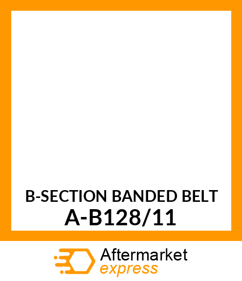 V-Belt - B-SECTION BANDED BELT A-B128/11