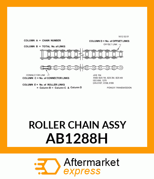 ROLLER CHAIN ASSY AB1288H