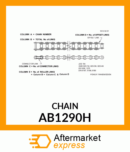 ROLLER CHAIN ASSY AB1290H