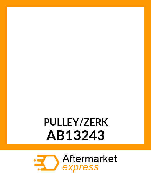 Pulley - V BELT SHEAVE & SET SCREW ASSY AB13243