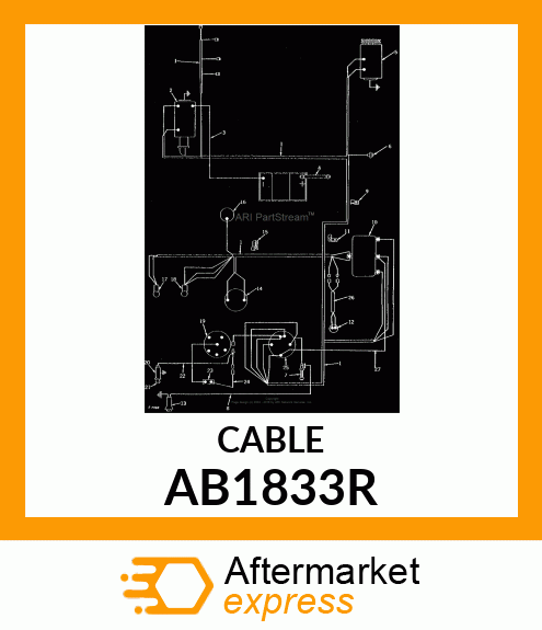 STRAP BATTERY GROUND AB1833R