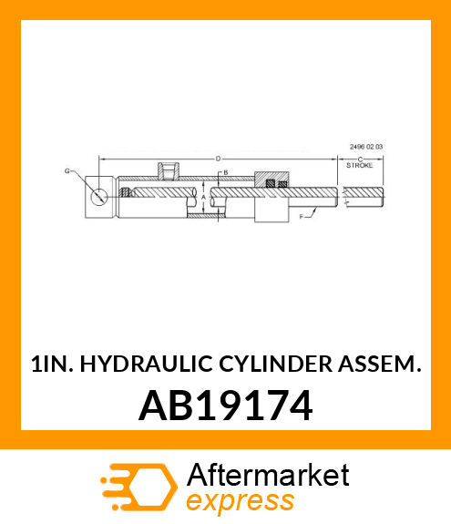 Hydraulic Cylinder AB19174