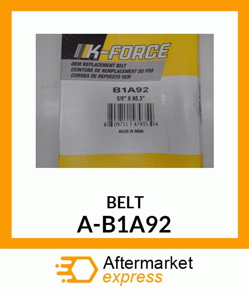 BELT A-B1A92