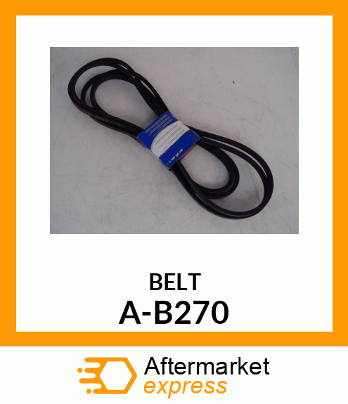 V-Belt - B-SECTION WRAPPED BELT A-B270