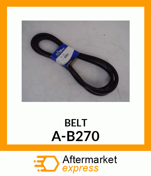 V-Belt - B-SECTION WRAPPED BELT A-B270