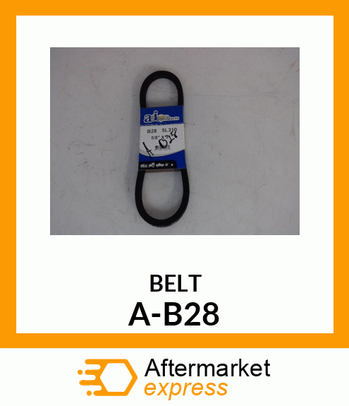 V-Belt - B-SECTION BELT (5L310) A-B28