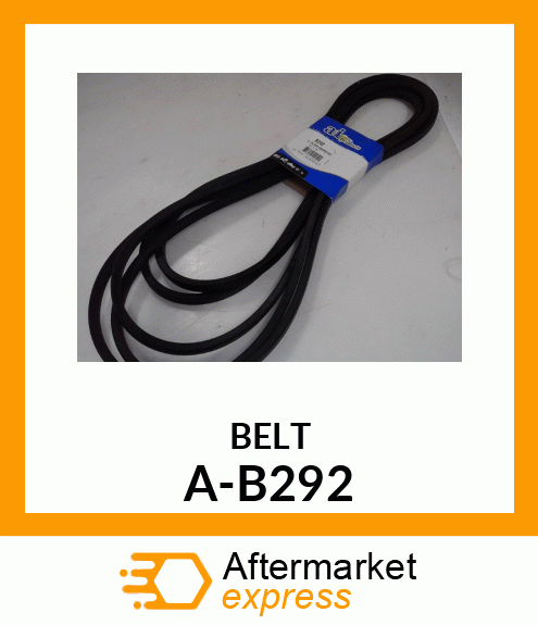 V-Belt - B-SECTION WRAPPED BELT A-B292