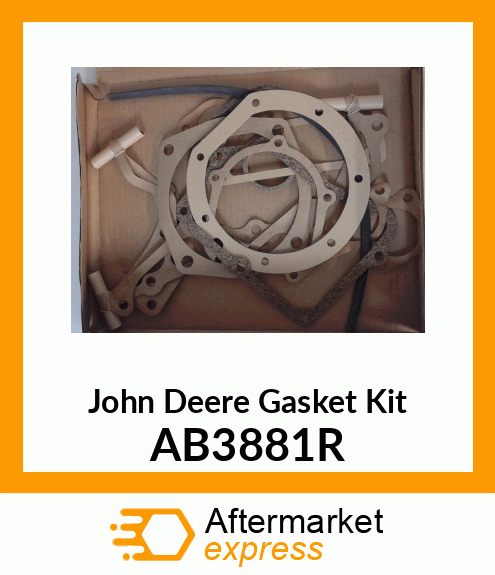 GASKETS, PACKAGED FOR CRANKSHAFT amp; AB3881R