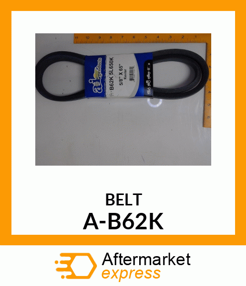 V-Belt - B-SECTION KEVLAR (BLUE) A-B62K