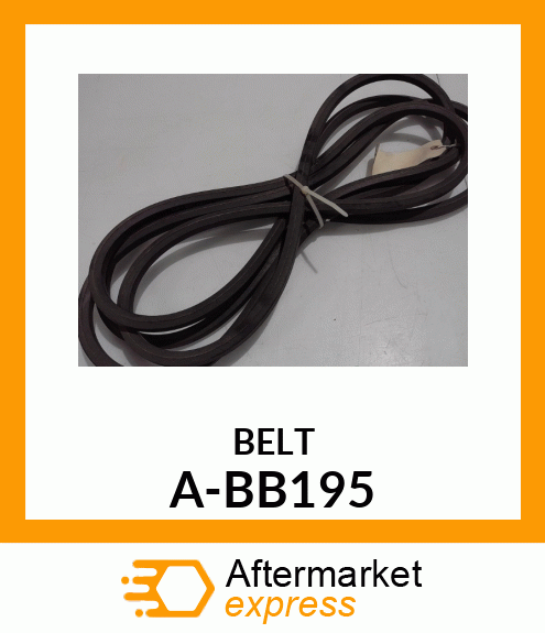 V-Belt - B-SECTION DBL ANGLE BELT A-BB195