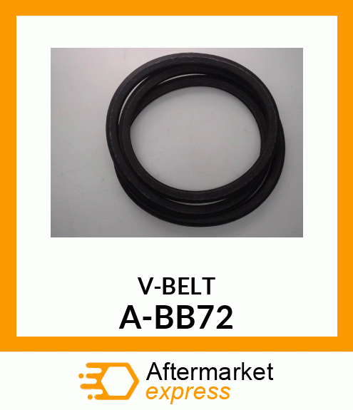 V-Belt - B-SECTION DBL ANGLE BELT A-BB72