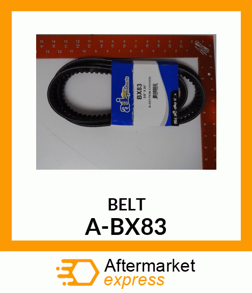 V-Belt - B-SECTION COGGED BELT A-BX83