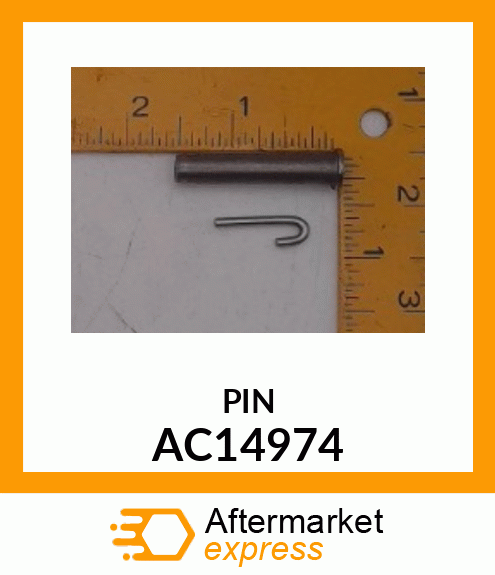 CONNECTOR PIN W/COTTER AC14974