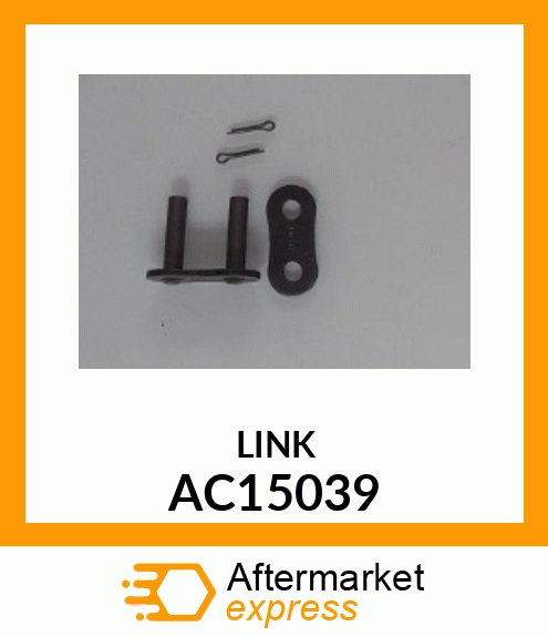 LINK COTTERED CONNECTOR .75 PITCH AC15039