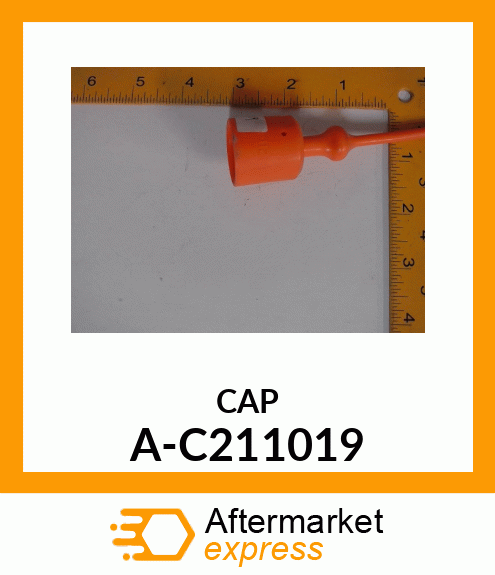 Cap - DUST CAP, 1/2-IN., ORANGE A-C211019