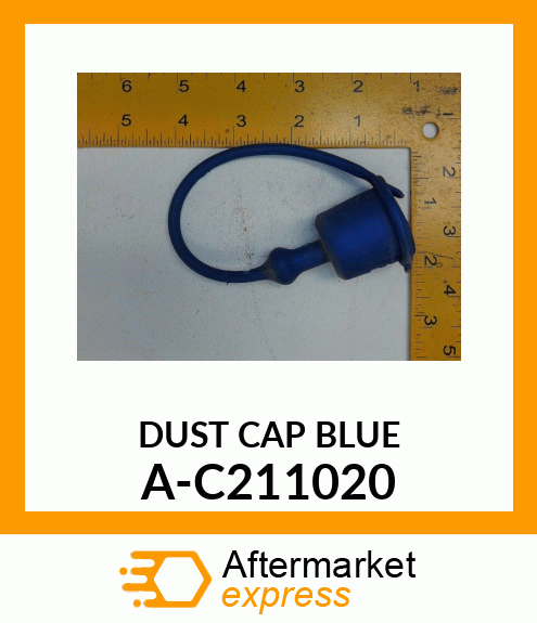 Cap - DUST CAP, 1/2-IN., BLUE A-C211020