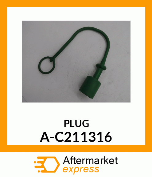 Cap - DUST CAP, 3/8-IN., GREEN A-C211316