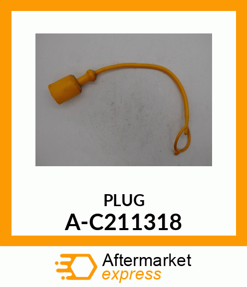 Cap - DUST CAP, 3/8-IN., YELLOW A-C211318