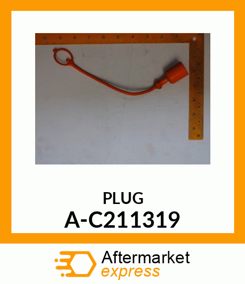 Cap - DUST CAP, 3/8-IN., ORANGE A-C211319