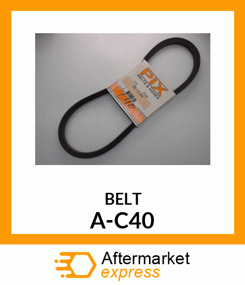 V-Belt - C-SECTION WRAPPED BELT A-C40