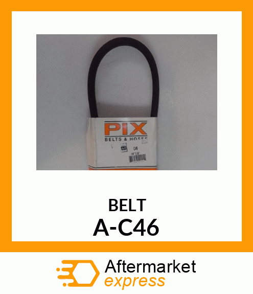 V-Belt - C-SECTION WRAPPED BELT A-C46