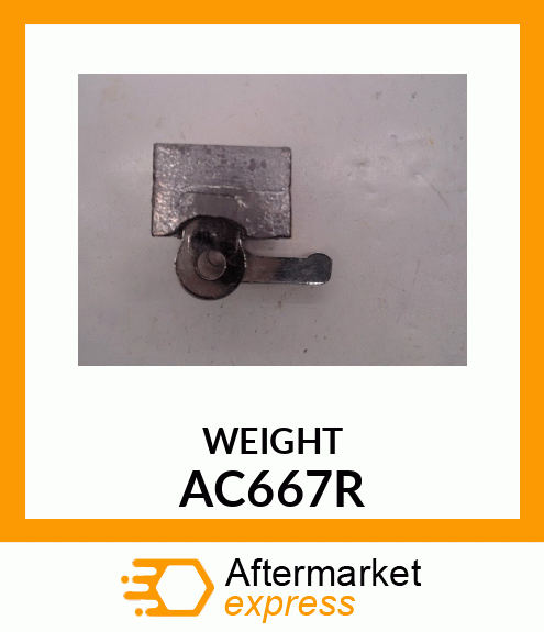 WEIGHT,GOVERNOR AC667R