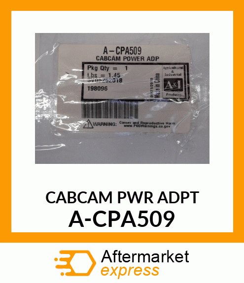 CABCAM_PWR_ADPT A-CPA509