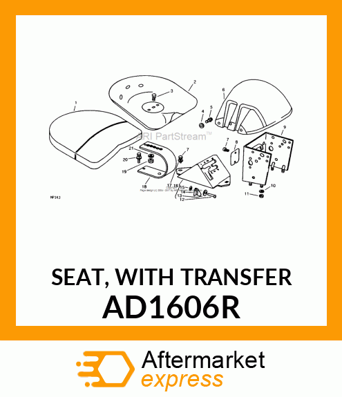 SEAT, WITH TRANSFER AD1606R