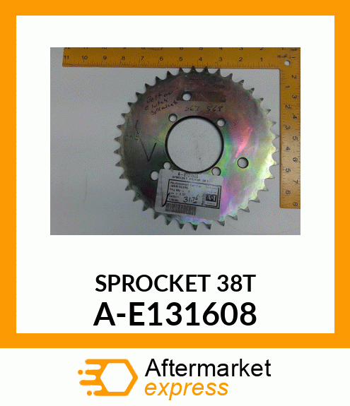 Drive Sprocket - SPROCKET, PICKUP; SLIP CLUTCH, 38 T A-E131608