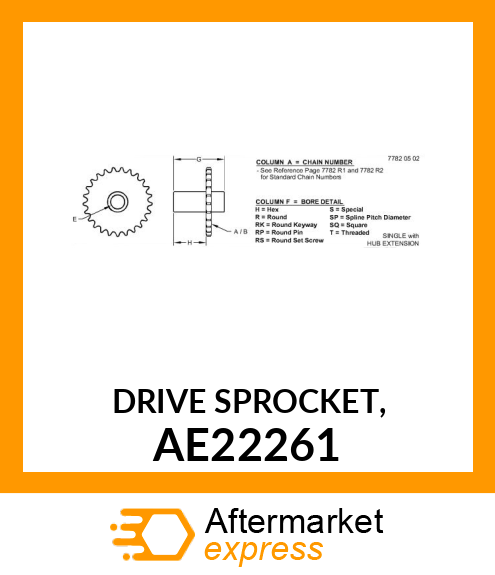 Drive Sprocket AE22261