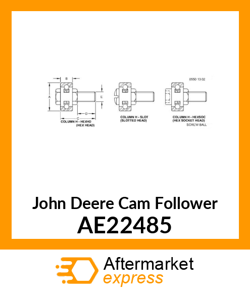 BEARING,CAM FOLLOWER AE22485