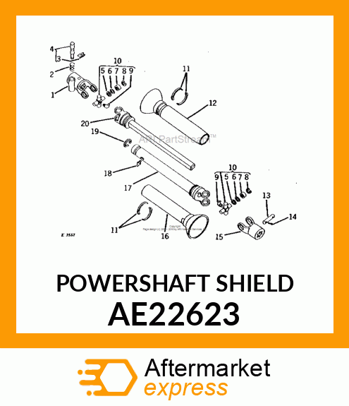 POWERSHAFT SHIELD AE22623