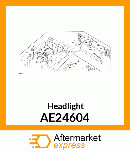 Headlight AE24604