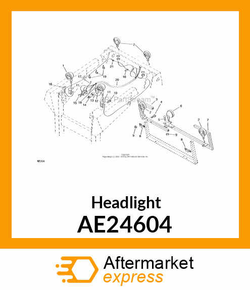 Headlight AE24604