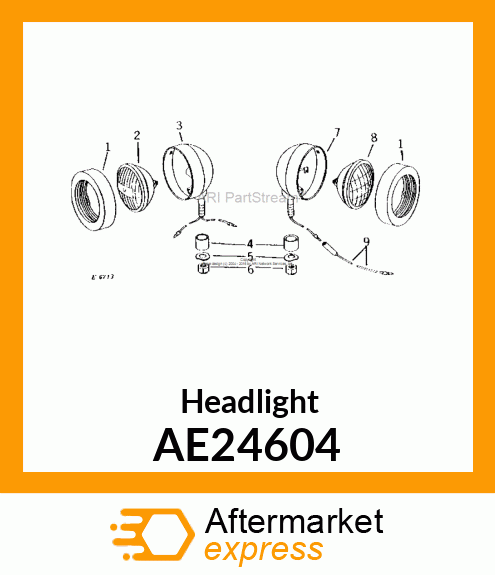 Headlight AE24604